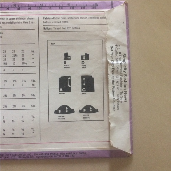 Vintage 1977 Simplicity 8430 Child’s Top Pattern - Picture 4 of 10